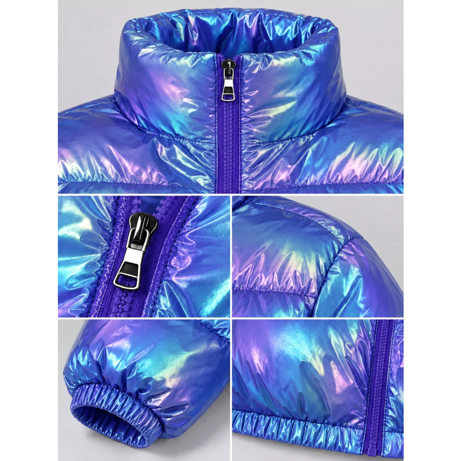 Zip Up Puffer Jacket Apparel and Accessories