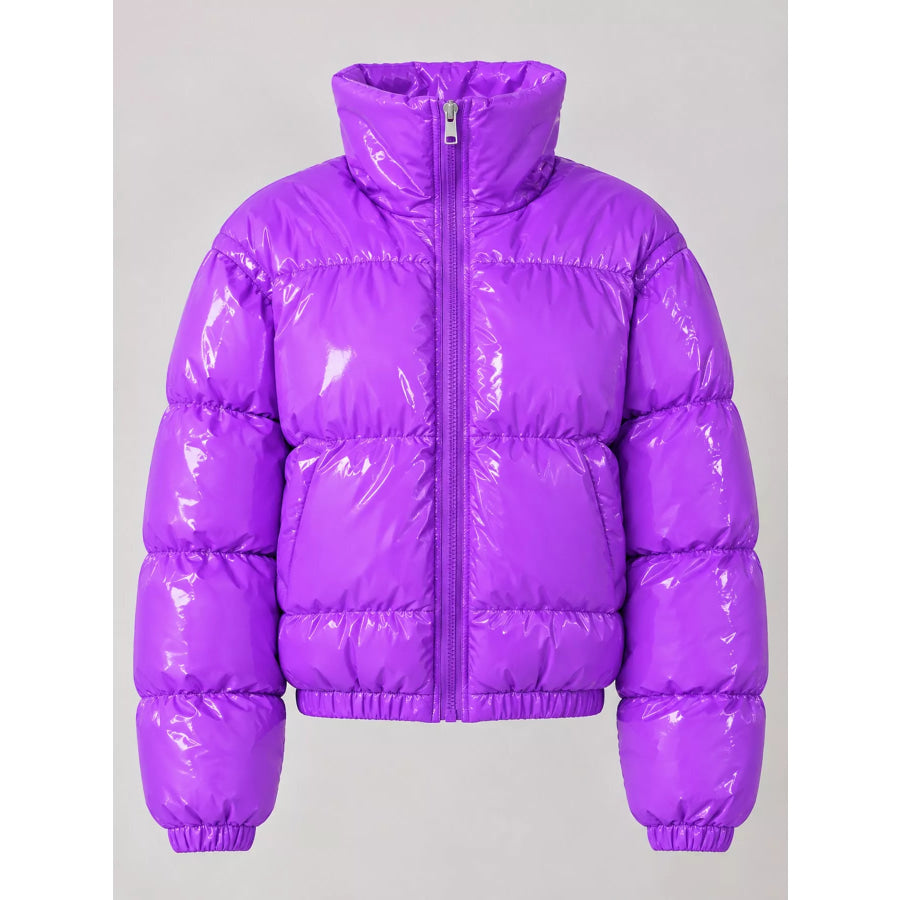 Zip Up Puffer Jacket Apparel and Accessories