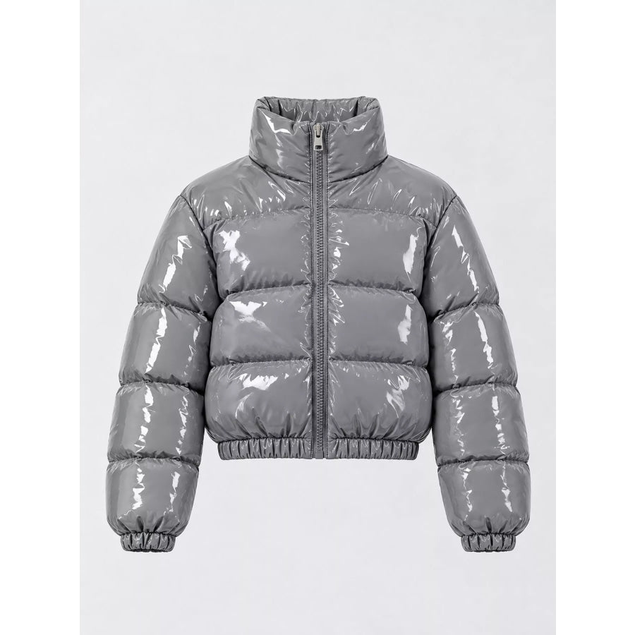 Zip Up Puffer Jacket Apparel and Accessories