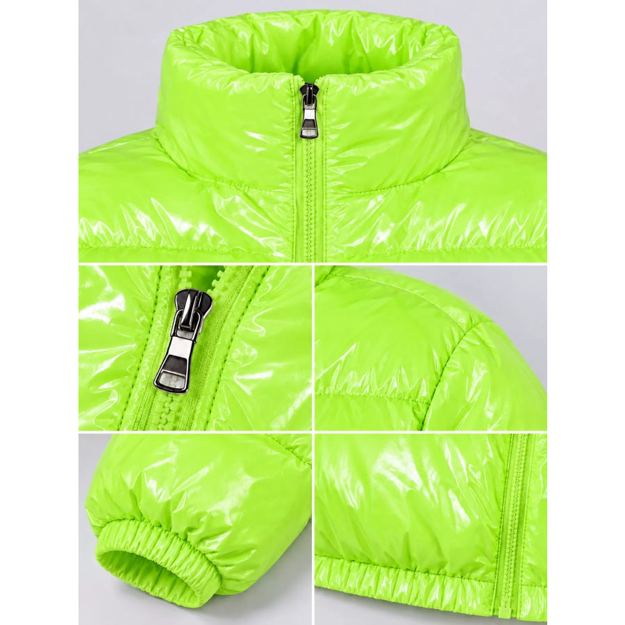 Zip Up Puffer Jacket Apparel and Accessories