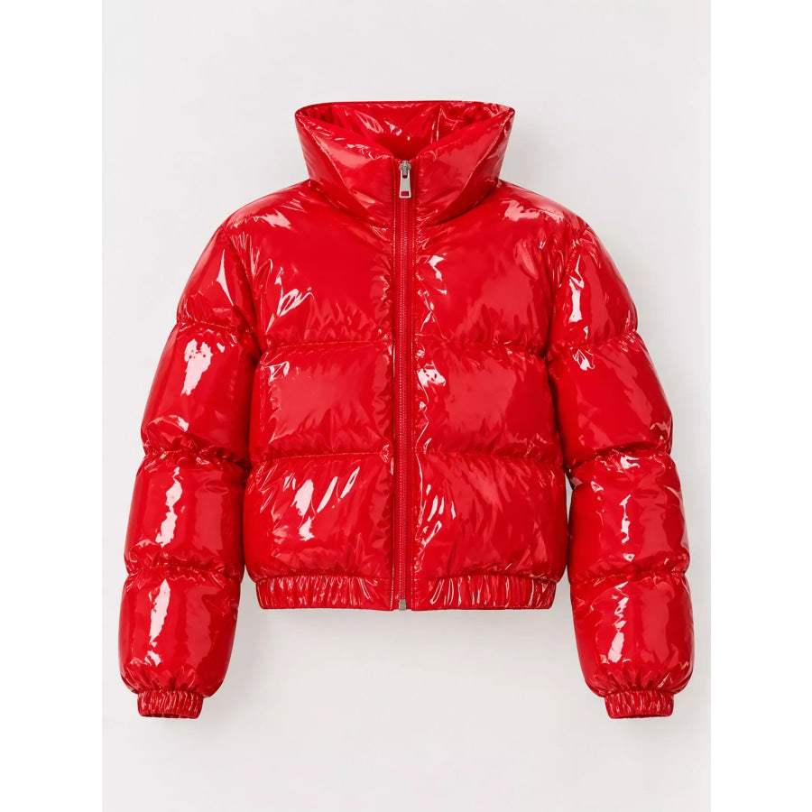 Zip Up Puffer Jacket Apparel and Accessories