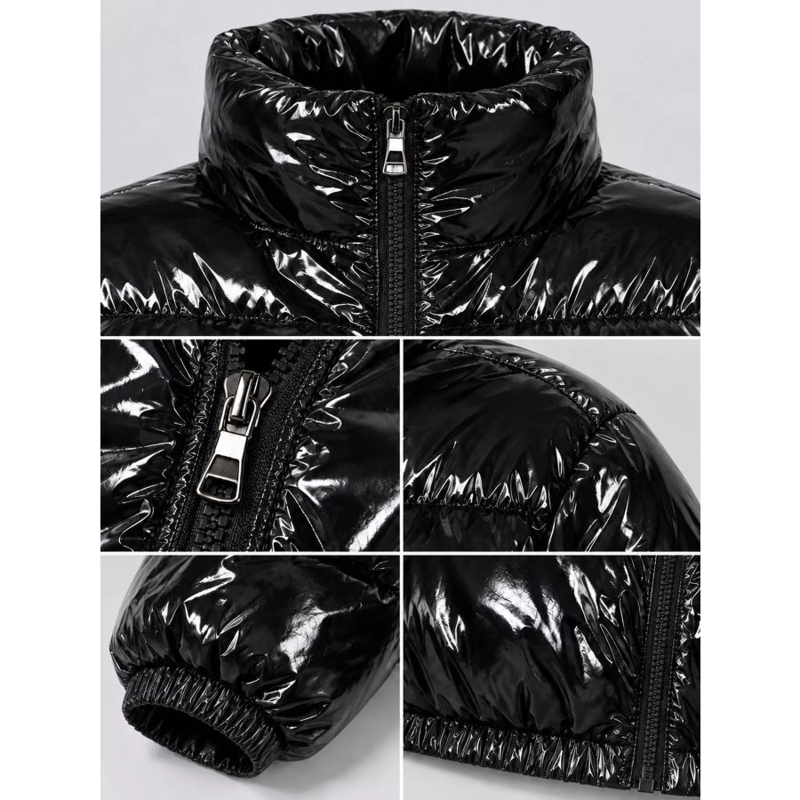 Zip Up Puffer Jacket Apparel and Accessories