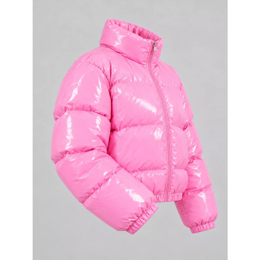 Zip Up Puffer Jacket Apparel and Accessories