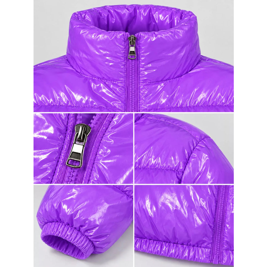 Zip Up Puffer Jacket Apparel and Accessories