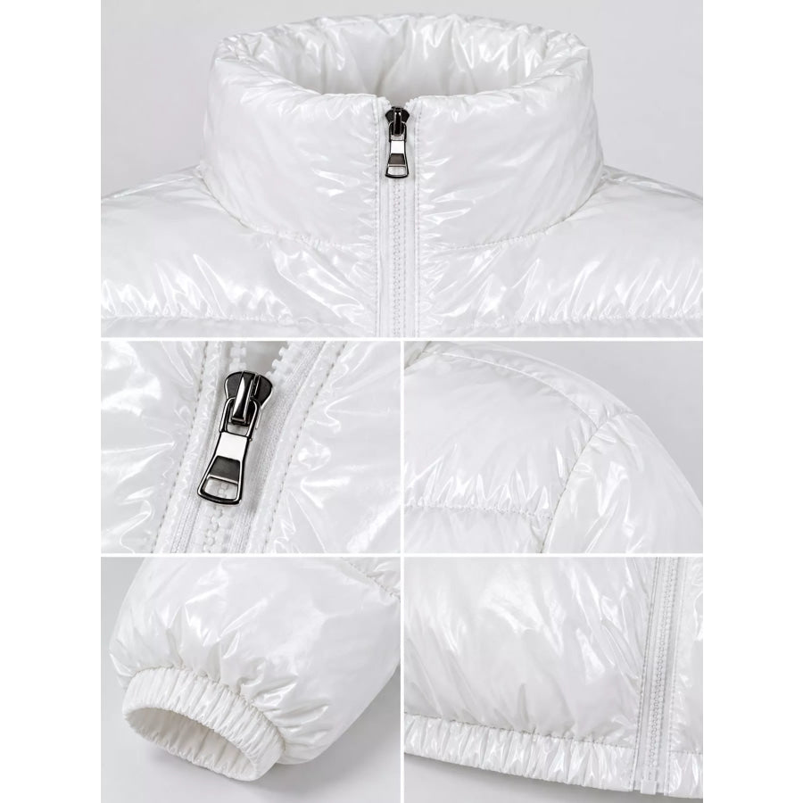 Zip Up Puffer Jacket Apparel and Accessories