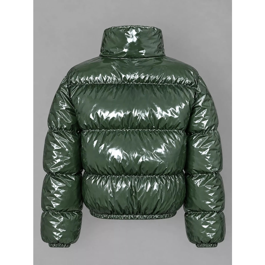 Zip Up Puffer Jacket Apparel and Accessories