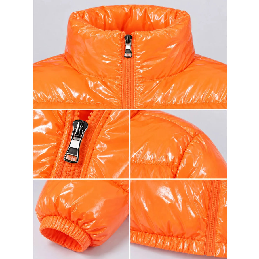Zip Up Puffer Jacket Apparel and Accessories