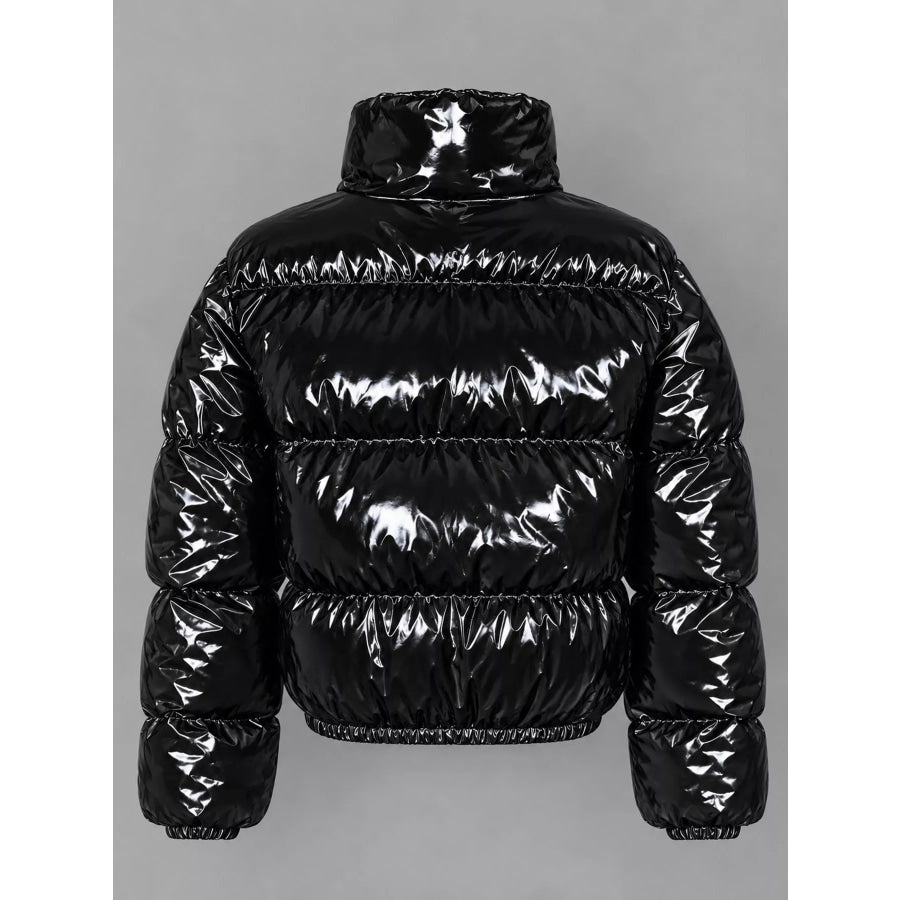 Zip Up Puffer Jacket Apparel and Accessories