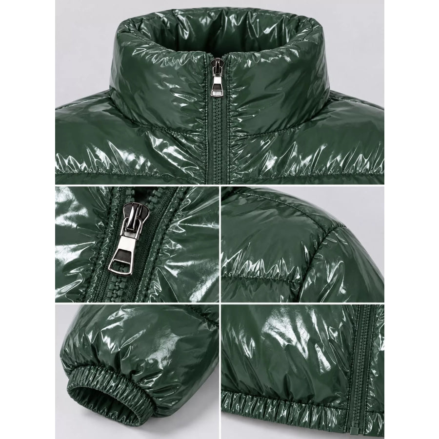 Zip Up Puffer Jacket Apparel and Accessories