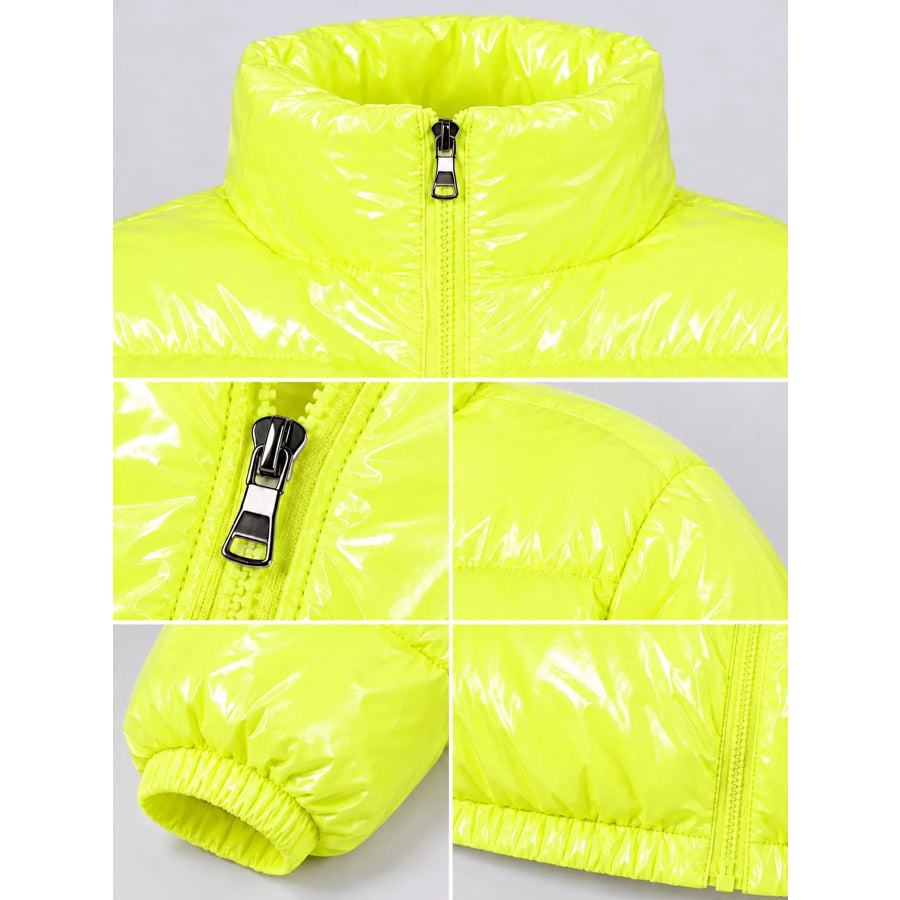 Zip Up Puffer Jacket Apparel and Accessories