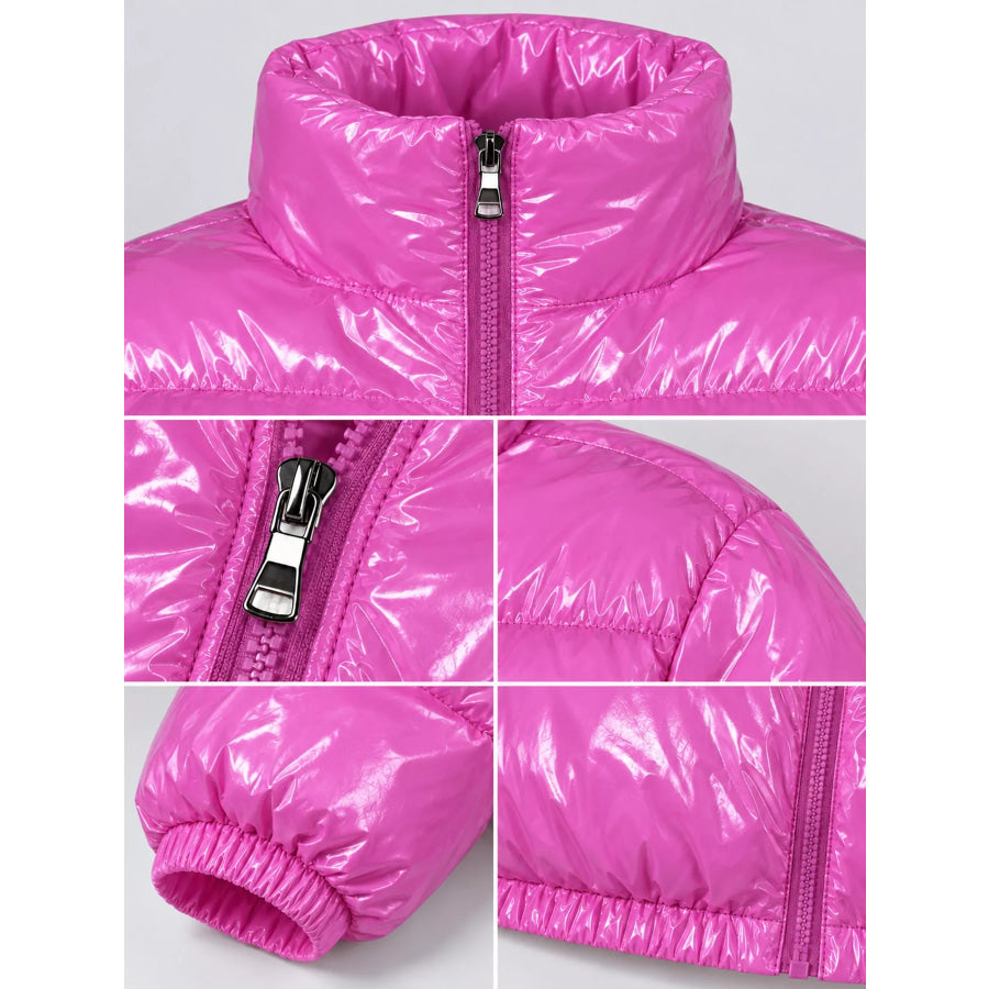 Zip Up Puffer Jacket Apparel and Accessories