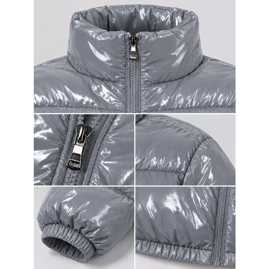 Zip Up Puffer Jacket Apparel and Accessories