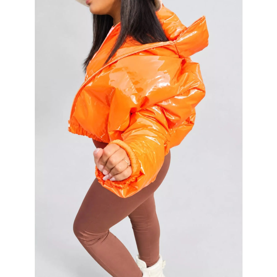 Zip Up Puffer Jacket Apparel and Accessories