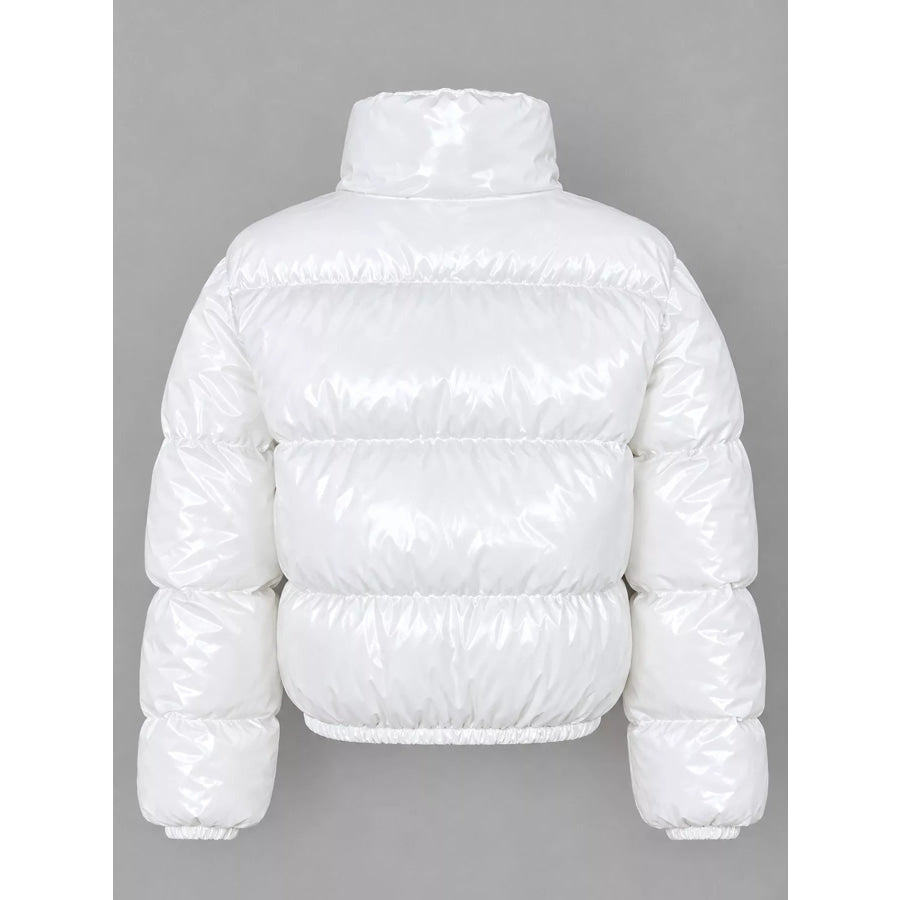 Zip Up Puffer Jacket Apparel and Accessories