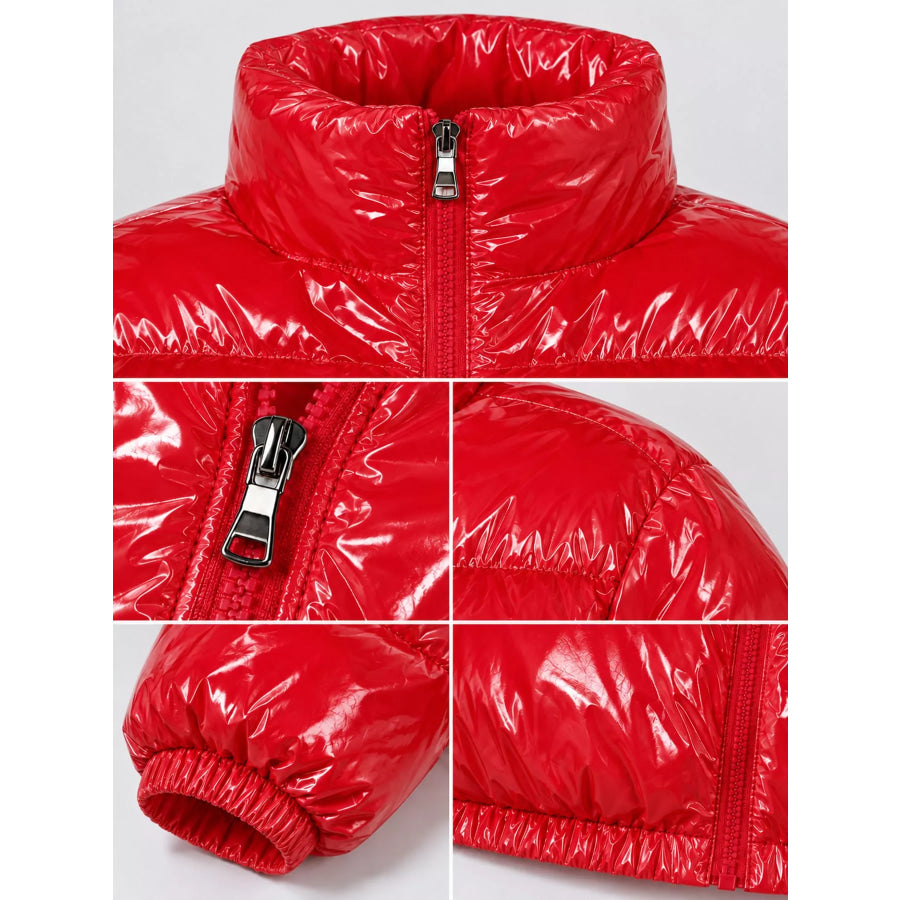 Zip Up Puffer Jacket Apparel and Accessories