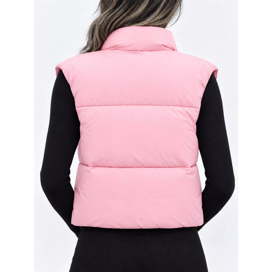 Zip-Up Puffer Vest Coat Apparel and Accessories
