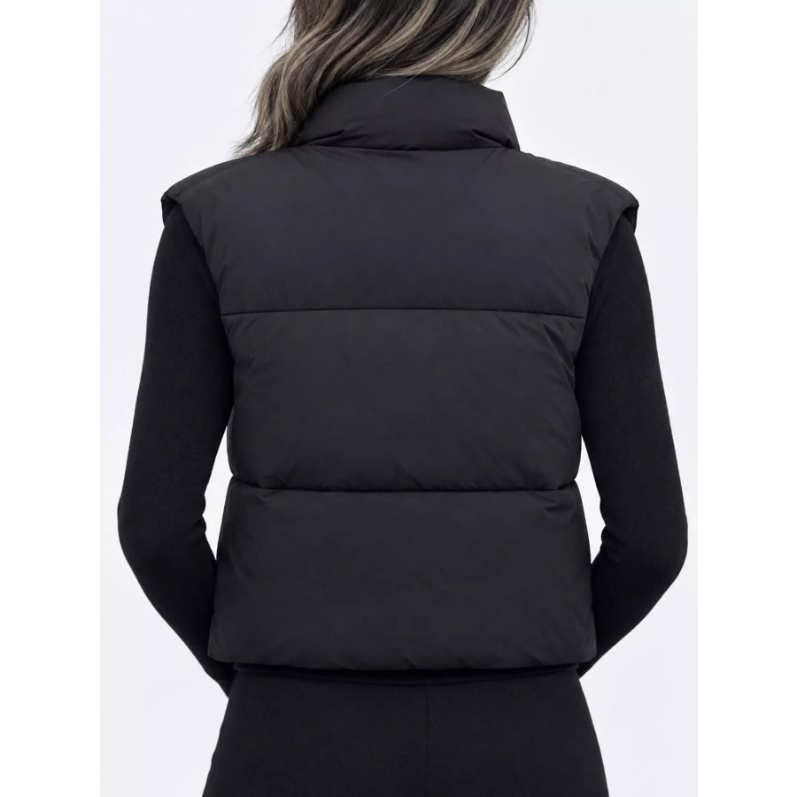 Zip-Up Puffer Vest Coat Apparel and Accessories