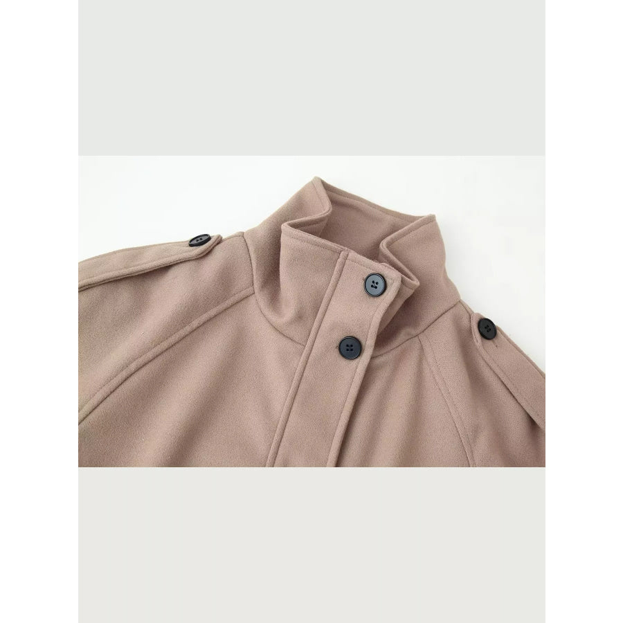 Zip Up Stand-Collar Jacket Apparel and Accessories