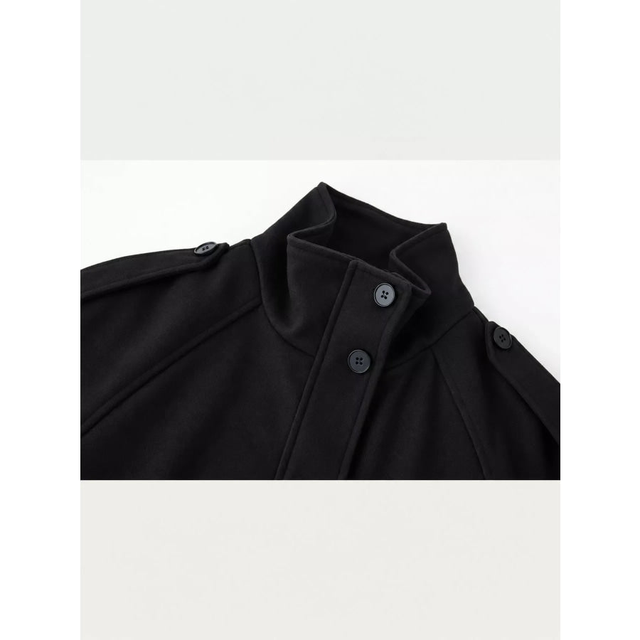 Zip Up Stand-Collar Jacket Apparel and Accessories