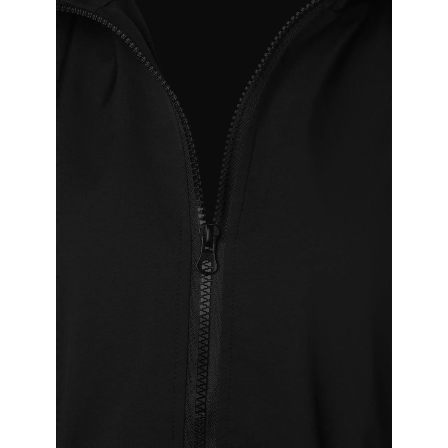 Zip Up Waterproof Hooded Outerwear Apparel and Accessories