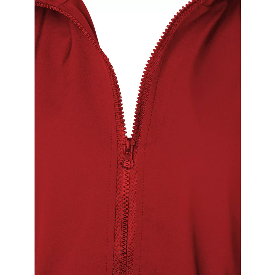 Zip Up Waterproof Hooded Outerwear Apparel and Accessories
