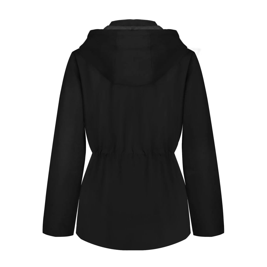 Zip Up Waterproof Hooded Outerwear Apparel and Accessories