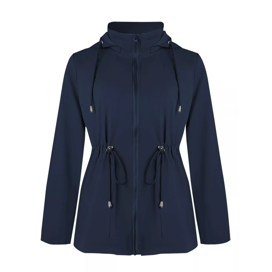 Zip Up Waterproof Hooded Outerwear Apparel and Accessories