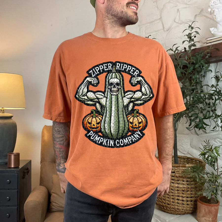 Zipper Ripper Pumpkin Company Graphic Tee