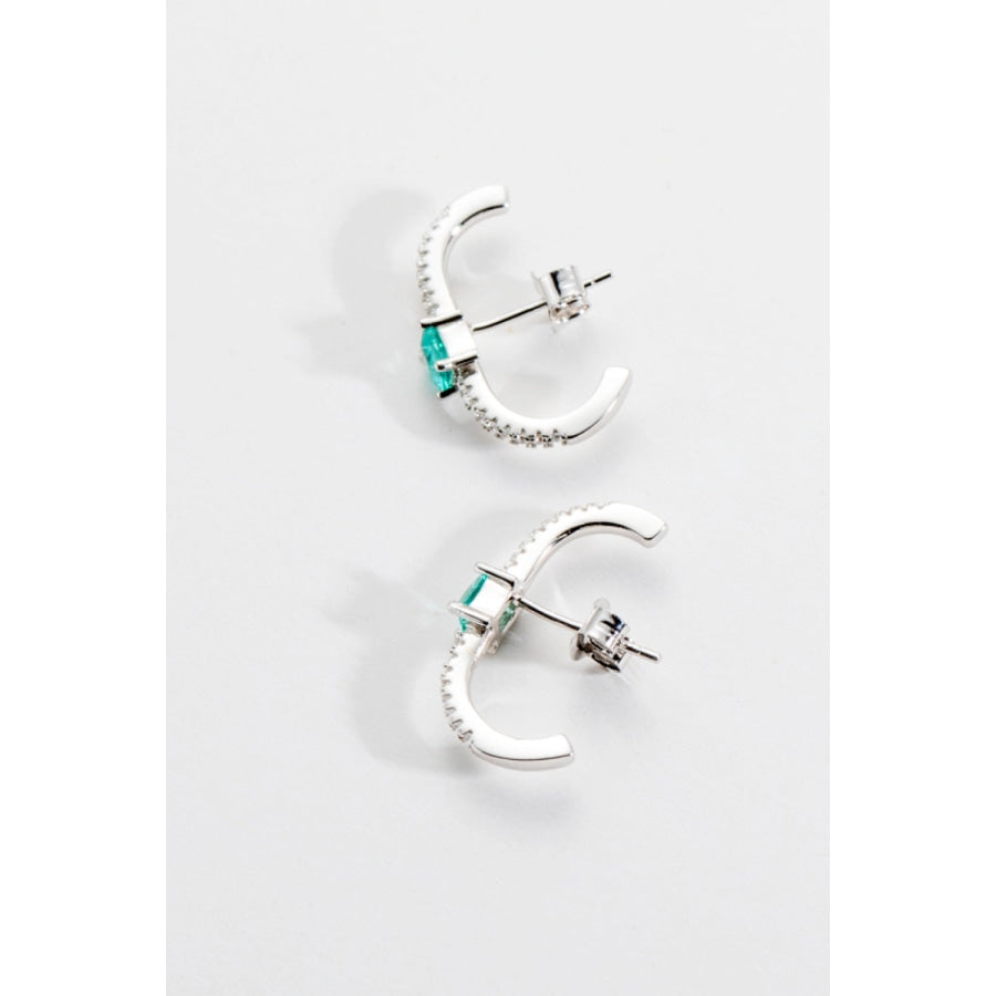 Zircon 925 Sterling Silver Earrings