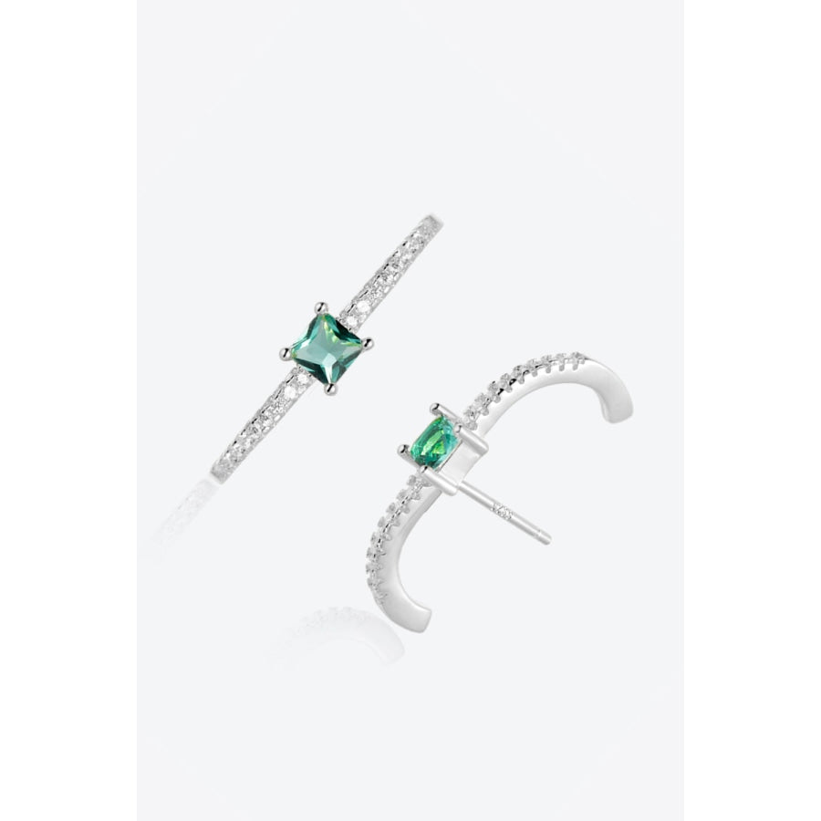 Zircon 925 Sterling Silver Earrings