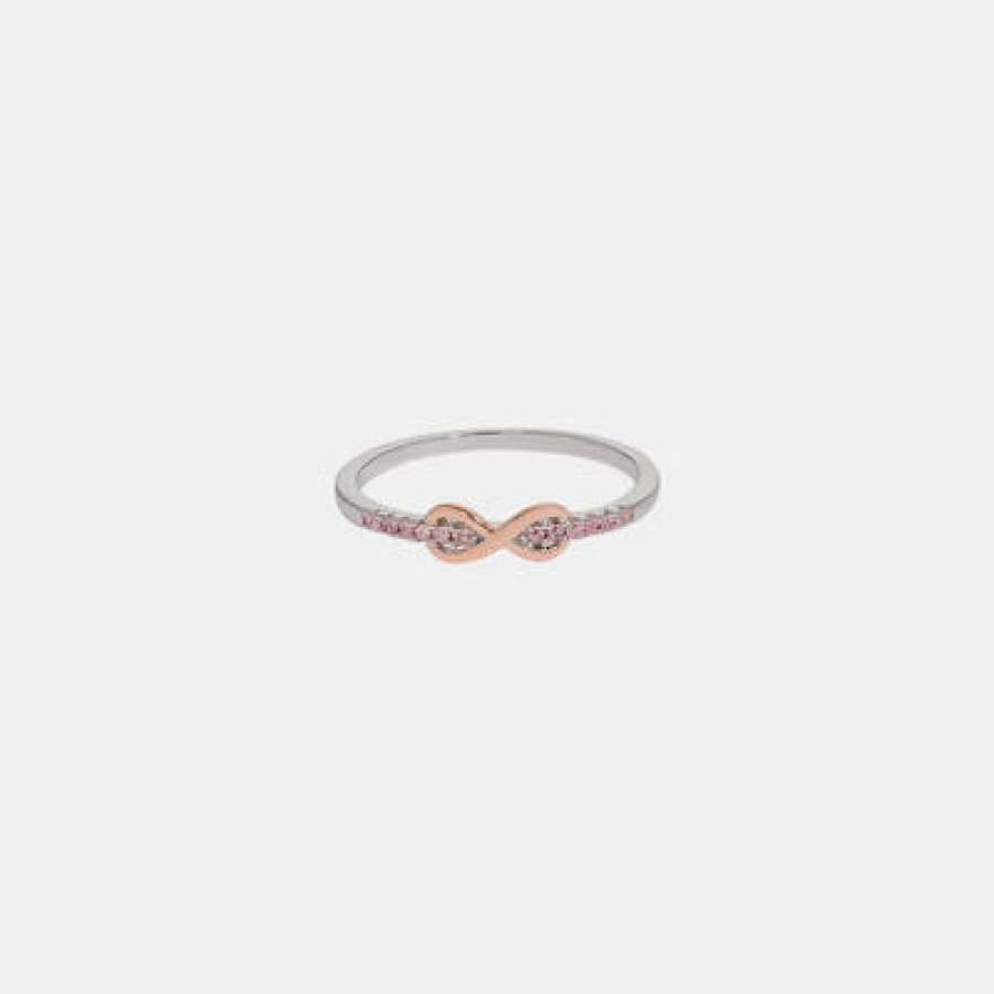 Zircon 925 Sterling Silver Ring Blush Pink / 5 Clothing