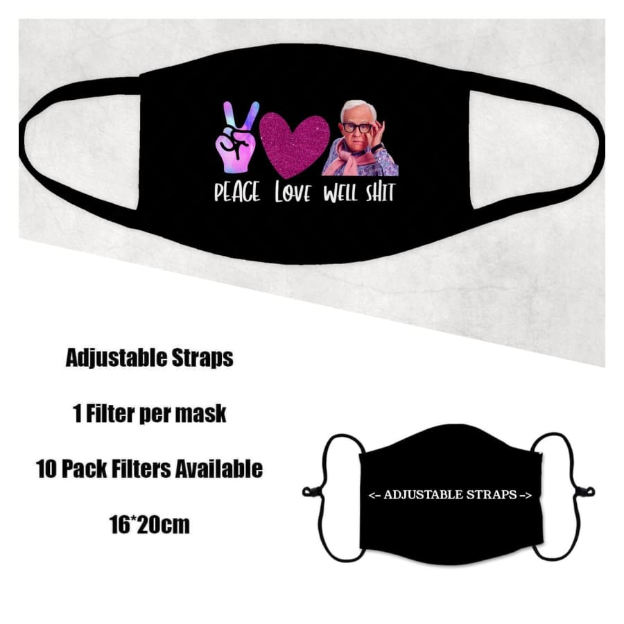 Custom Design Face Masks with filter pocket IN STOCK (filters not included) Face Cover