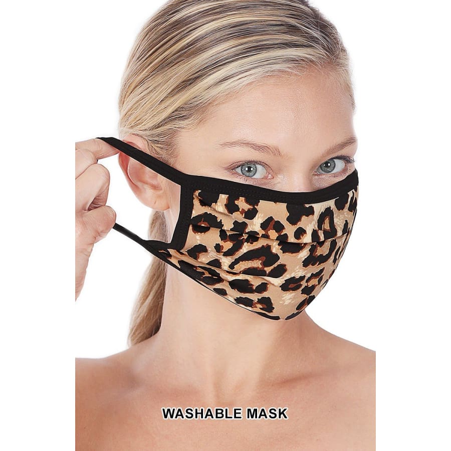 NEW! Assorted Print Masks - Poly/Cotton with Cotton Lining Face Cover