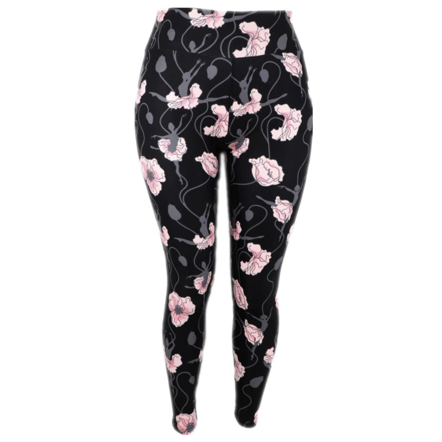 Ballet Floral Leggings (ETA early September) OS Leggings