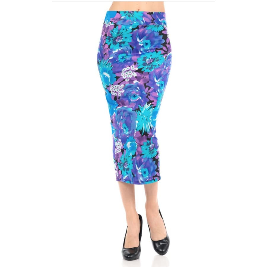 New! Bella Midi-Skirt In Italian Design & Italian Fabric S / Lavender Skirts