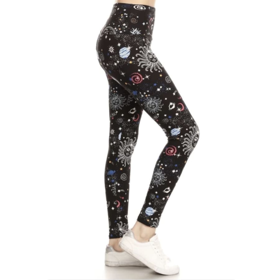 Leggings Depot High Waisted Checkered & Animal Print Leggings for Women-3  Yoga-R826-One Size