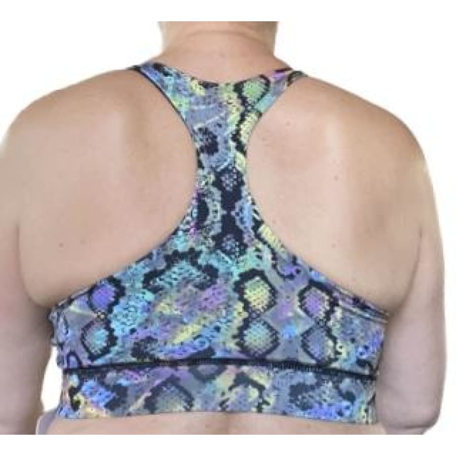 NEW! Rainbow Snake Buttery Soft Sports Bra and Leggings Active Wear
