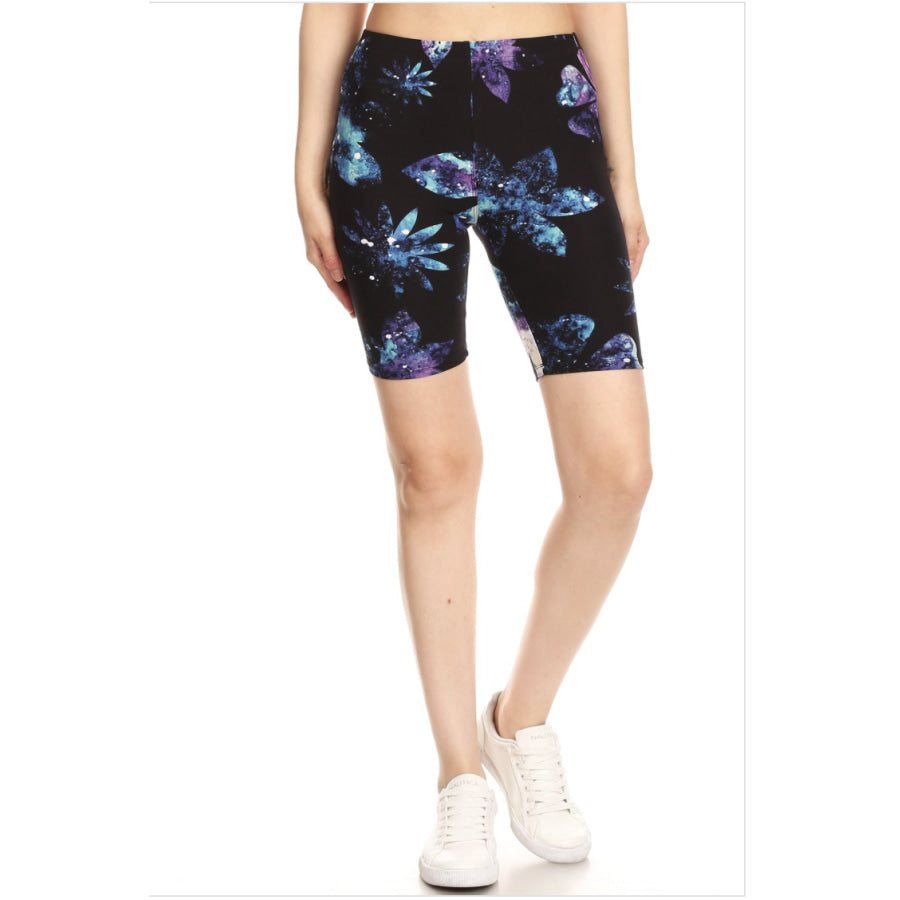 EXTRAS from PREORDER Buttery Soft Fun Print Bike Shorts! Closed 25 Oct ETA mid-November Galaxy Floral / S Shorts