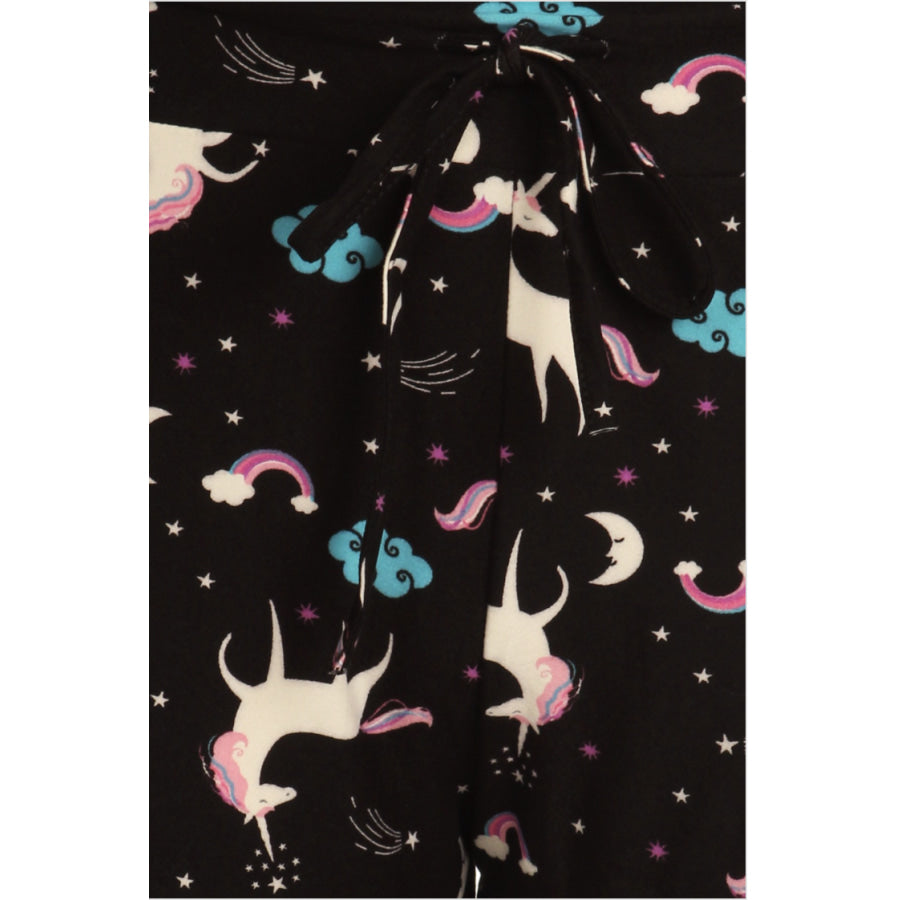 NEW ARRIVALS! Buttery Soft Solid and Printed Lounge/Pajama Pants! Celestial Unicorns / S Lounge Pants / Pajamas