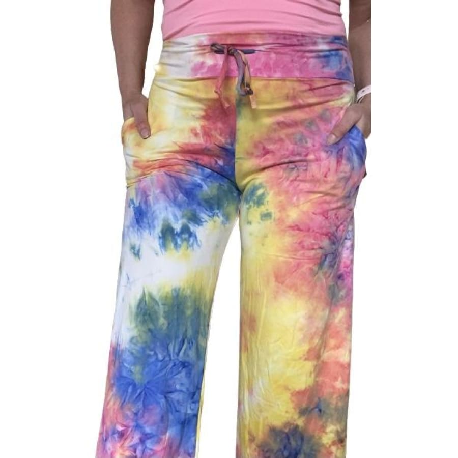 NEW Prints! Buttery Soft Solid and Printed Lounge/Pajama Pants! Rainbow Tie Dye / S Lounge Pants / Pajamas