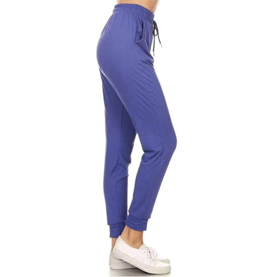 NEW ARRIVALS! Buttery Soft Solid and Printed Joggers! Royal Blue / 1XL Joggers