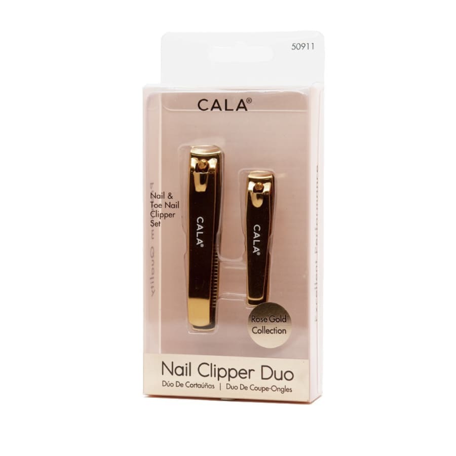 CALA Rose Gold Nail Clipper Duo Rose Gold Nail Tool