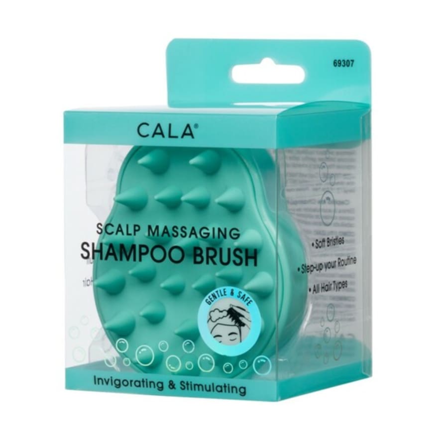 CALA Scalp Massaging Shampoo Brush - Two Colours Mint Hair Combs