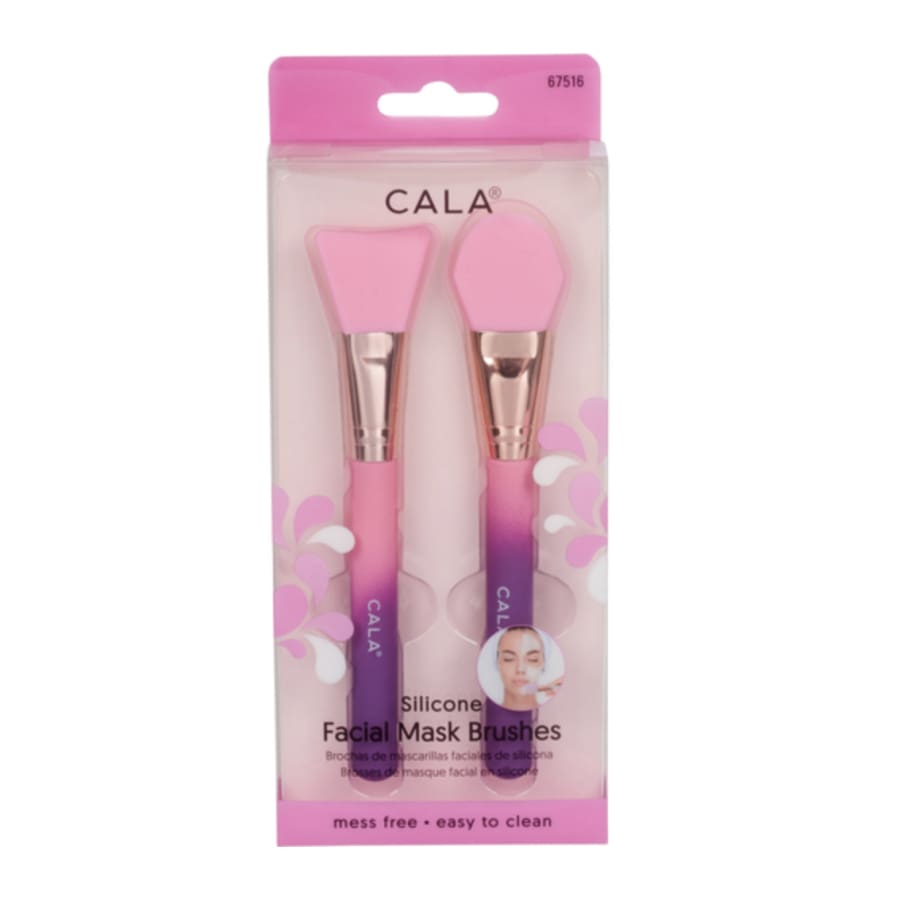 CALA Silicone Facial Mask Brush - 2 Piece Set Applicator