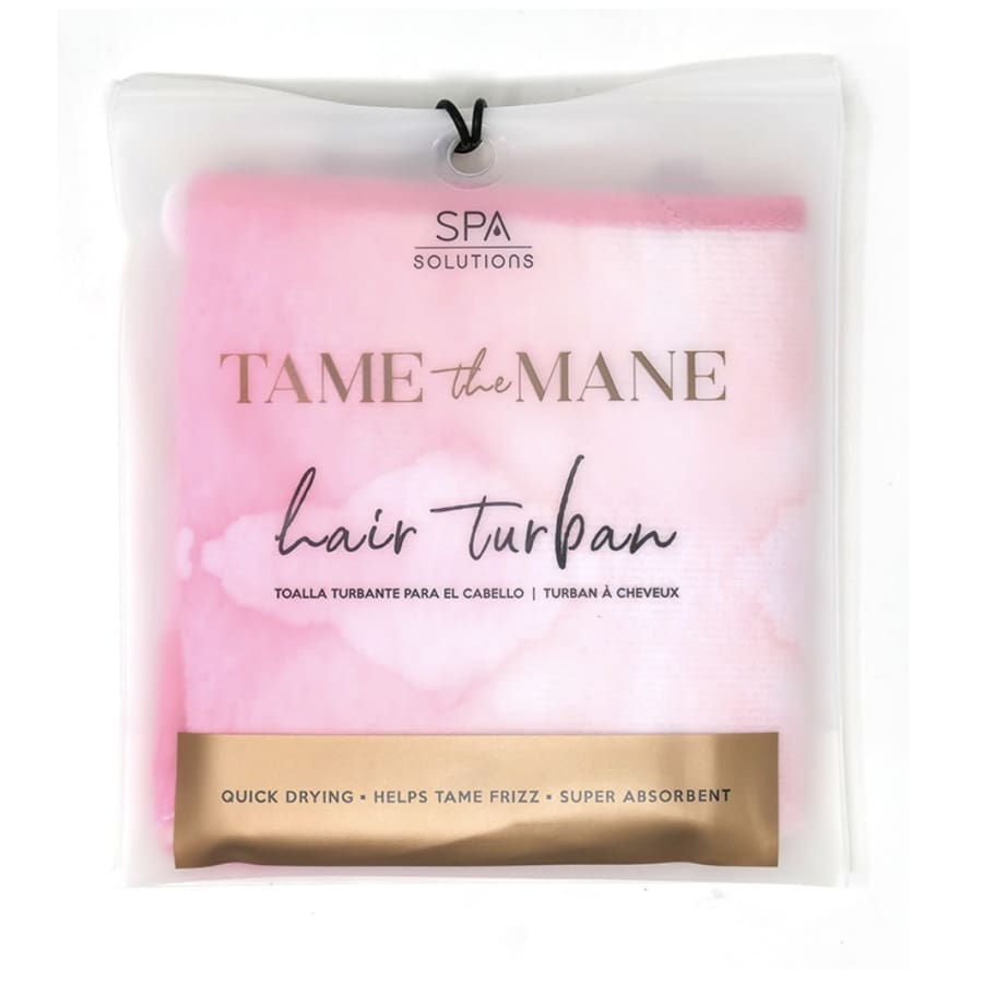 CALA Spa Solutions Tame The Mane Hair Turban - Pink Tie Dye Hair turban