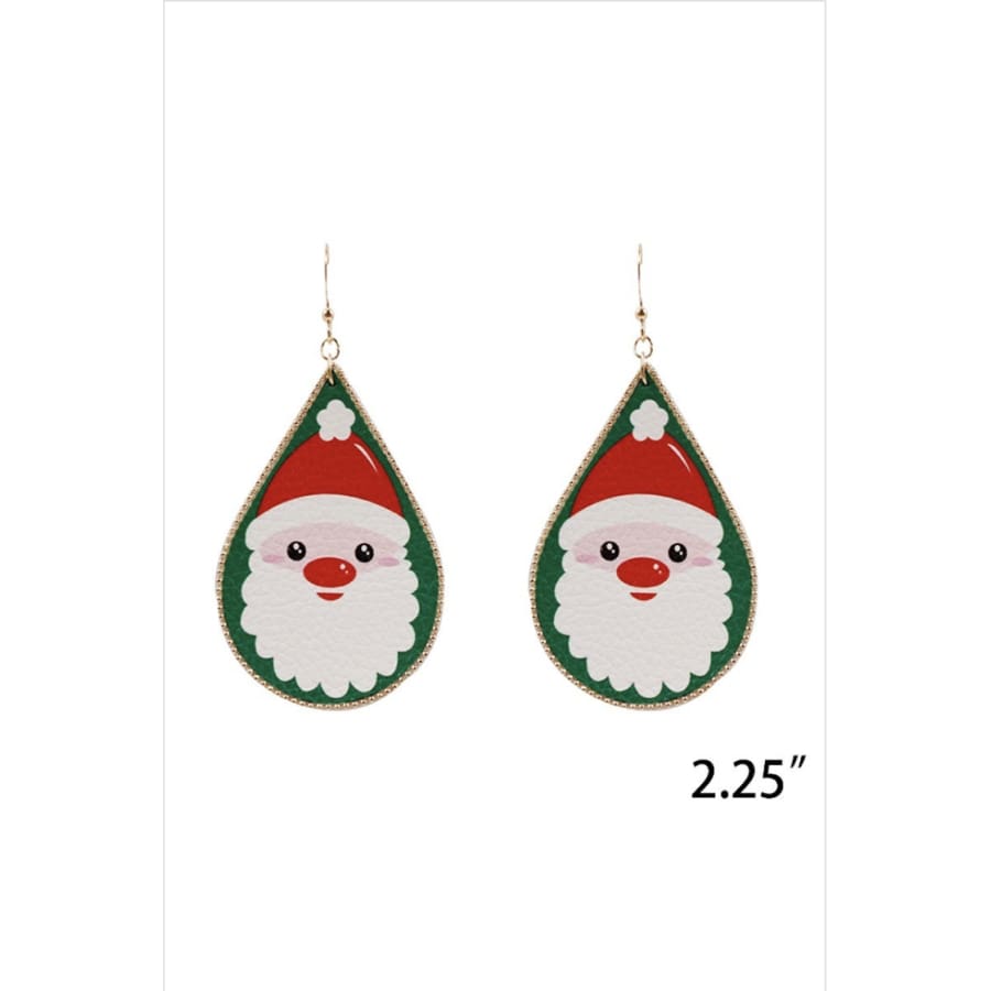 NEW! Christmas Teardrop Earrings LIMITED QUANTITIES Santa Earrings