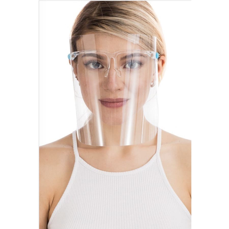 Clear Double-Sided Face Shield - ETA Early August Clear Face Cover