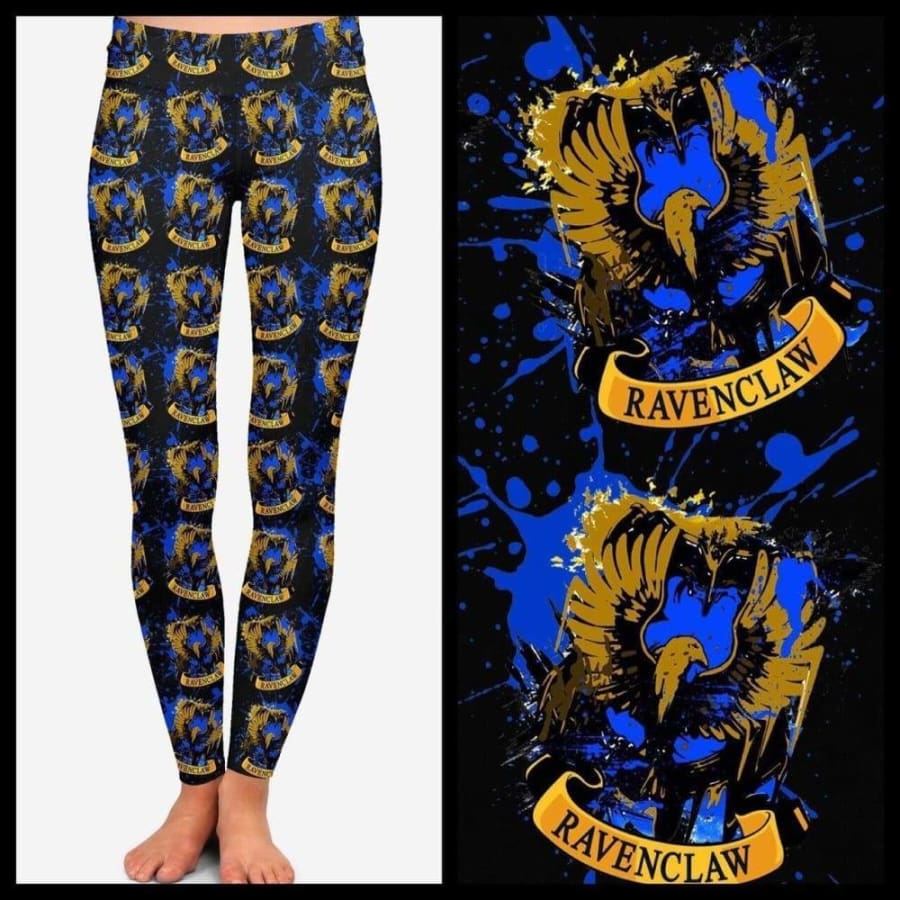 EXTRAS CUSTOM DESIGN KIDS LEGGINGS/JOGGERS/HOODIES Ravenclaw / Kids S/M Leggings