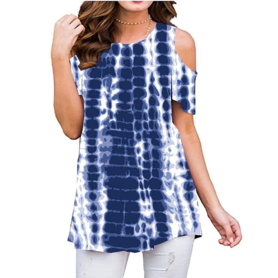 1 Custom Tops Navy Tie Dye / M Leggings