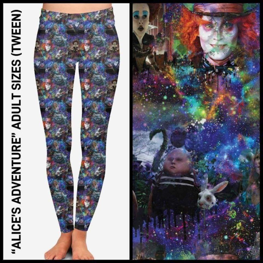 Custom Design Leggings - Alice’s Adventure Alice’s Adventure / TC Leggings